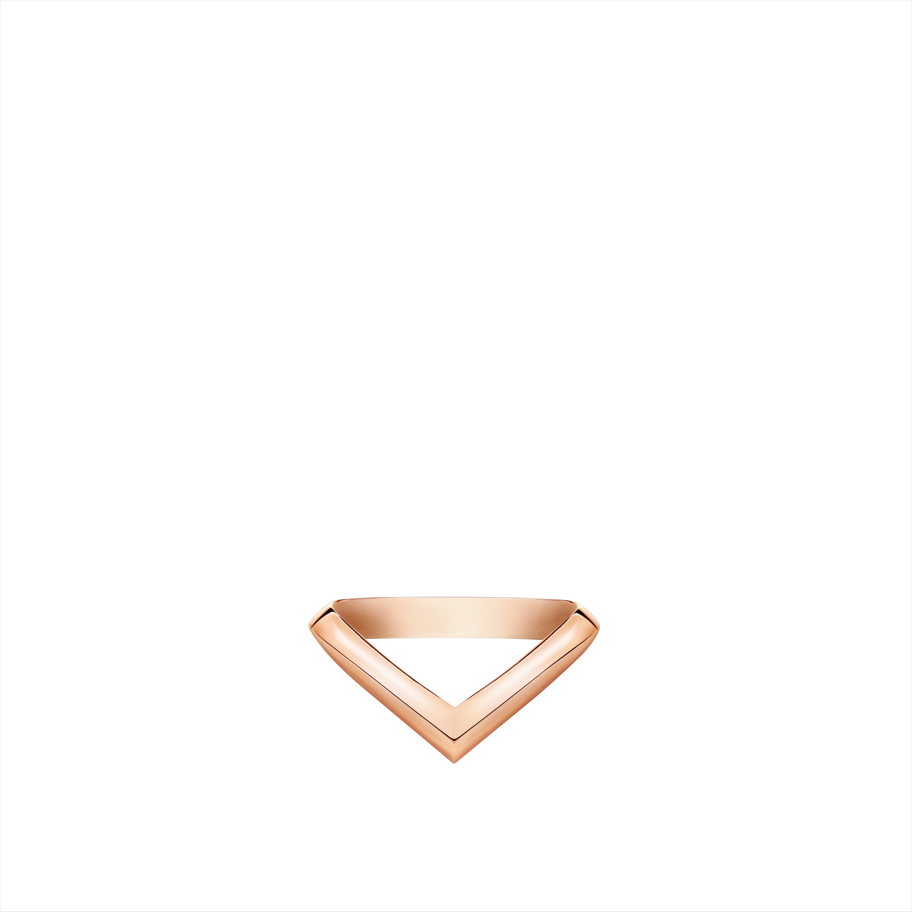 LV Diamonds V Ring, Pink Gold - Jewelry - Categories | LOUIS VUITTON ®